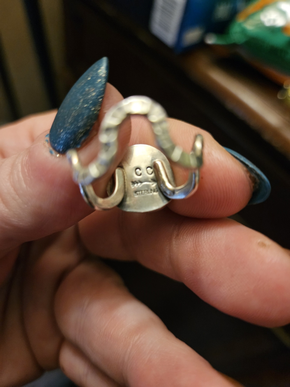 Royston And Sterling Navajo Ring